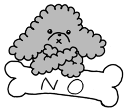 The lonely puppy sticker #1136099