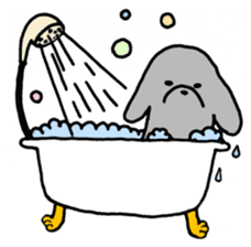 The lonely puppy sticker #1136101