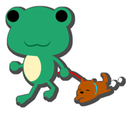 Green Frog sticker #1136481