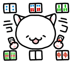 Cat Mahjong sticker #1136565