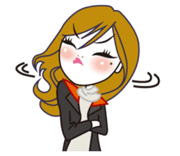 Miss C's Fashion Talk-2 sticker #1136601