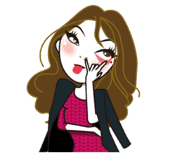 Miss C's Fashion Talk-2 sticker #1136605