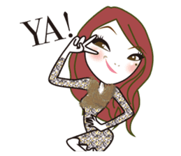 Miss C's Fashion Talk-2 sticker #1136606