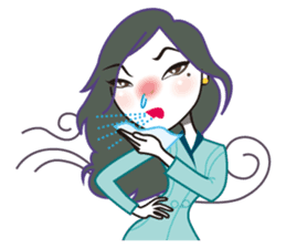 Miss C's Fashion Talk-2 sticker #1136616