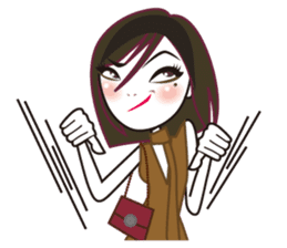 Miss C's Fashion Talk-2 sticker #1136617