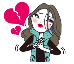 Miss C's Fashion Talk-2 sticker #1136618