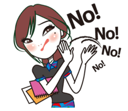 Miss C's Fashion Talk-2 sticker #1136620