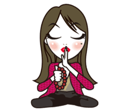 Miss C's Fashion Talk-2 sticker #1136622