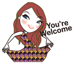 Miss C's Fashion Talk-2 sticker #1136623