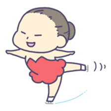 Figure skater Akane-chan sticker #1136714