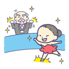 Figure skater Akane-chan sticker #1136722