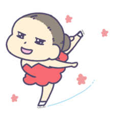 Figure skater Akane-chan sticker #1136723