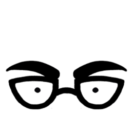 The part of a face sticker #1137035