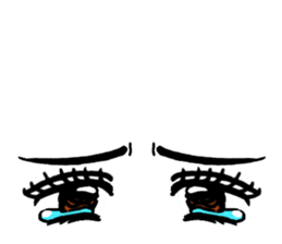 The part of a face sticker #1137036