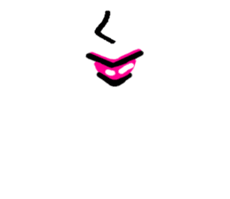 The part of a face sticker #1137039