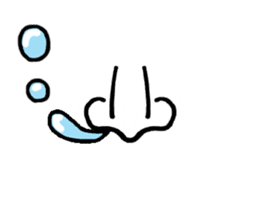 The part of a face sticker #1137042