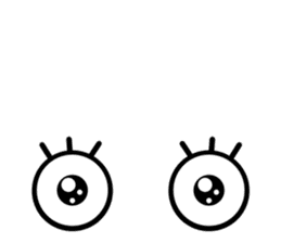 The part of a face sticker #1137051