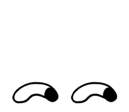 The part of a face sticker #1137053