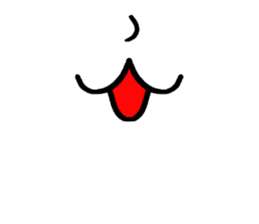 The part of a face sticker #1137056