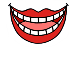 The part of a face sticker #1137057