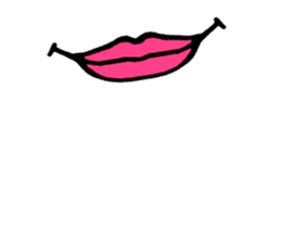 The part of a face sticker #1137058