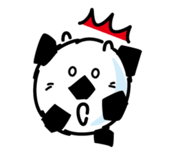 The Paw pad shot of the pet dog goal sticker #1137391