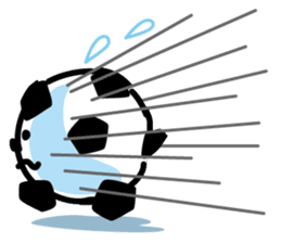 The Paw pad shot of the pet dog goal sticker #1137393