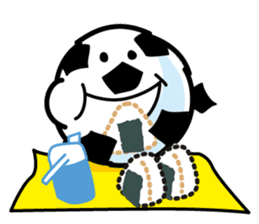 The Paw pad shot of the pet dog goal sticker #1137401