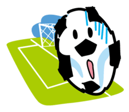 The Paw pad shot of the pet dog goal sticker #1137407