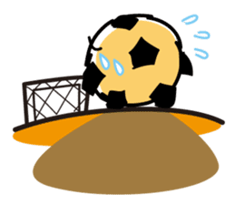 The Paw pad shot of the pet dog goal sticker #1137409