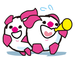 The Paw pad shot of the pet dog goal sticker #1137423