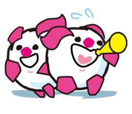 The Paw pad shot of the pet dog goal sticker #1137423