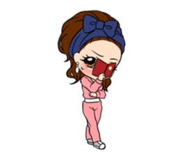 StampGirl "traveling" English edition sticker #1137431