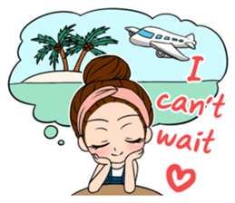 StampGirl "traveling" English edition sticker #1137435