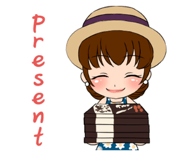 StampGirl "traveling" English edition sticker #1137437