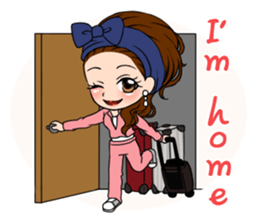 StampGirl "traveling" English edition sticker #1137439