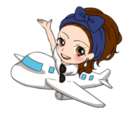 StampGirl "traveling" English edition sticker #1137440