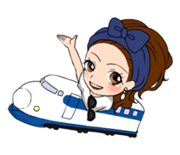 StampGirl "traveling" English edition sticker #1137441