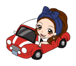 StampGirl "traveling" English edition sticker #1137442