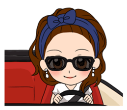 StampGirl "traveling" English edition sticker #1137443