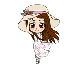 StampGirl "traveling" English edition sticker #1137445