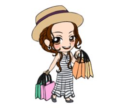 StampGirl "traveling" English edition sticker #1137447