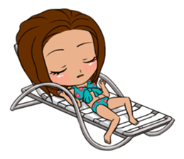 StampGirl "traveling" English edition sticker #1137454