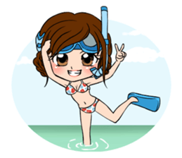 StampGirl "traveling" English edition sticker #1137455