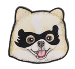 Halloween Pomeranian Sticker sticker #1137600