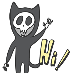 Cat suits skeleton "Honeko"