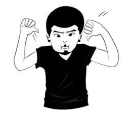 Humor man sticker #1138346