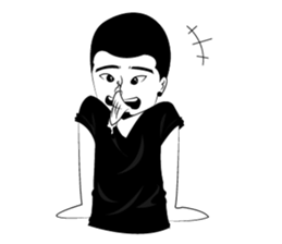 Humor man sticker #1138348