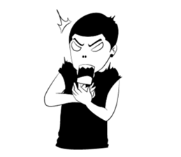 Humor man sticker #1138351