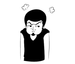 Humor man sticker #1138352